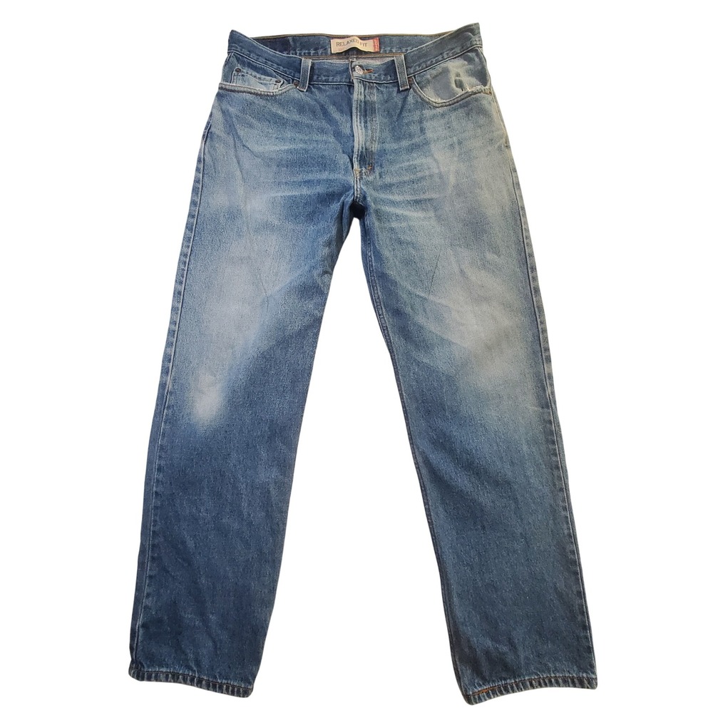 Levis 550 Relaxed Fit Tapered Leg Jeans Mens 34x31 Blue Denim Medium Wash